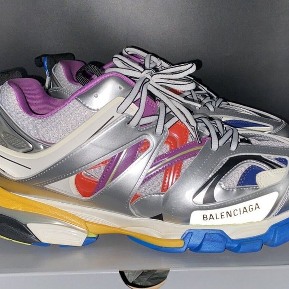 Size 9 - Balenciaga Track White/Silver/Multicolor 2022 - Picture 6 of 6